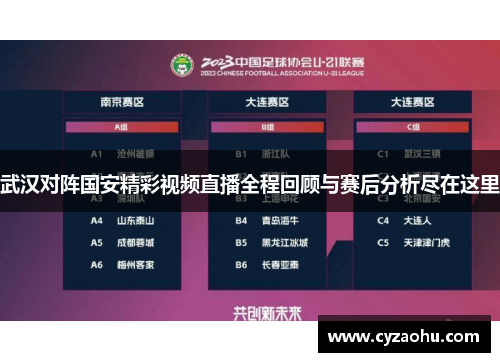 武汉对阵国安精彩视频直播全程回顾与赛后分析尽在这里